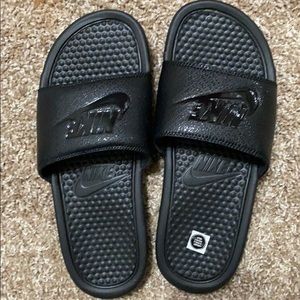 Nike Black Slides Men Size 8